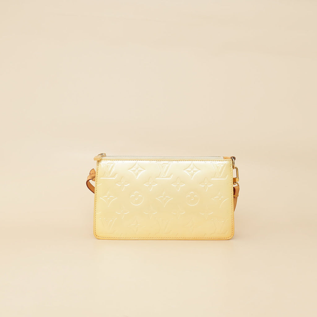 Louis Vuitton Marshmallow Monogram Vernis Lexington Pochette Bag