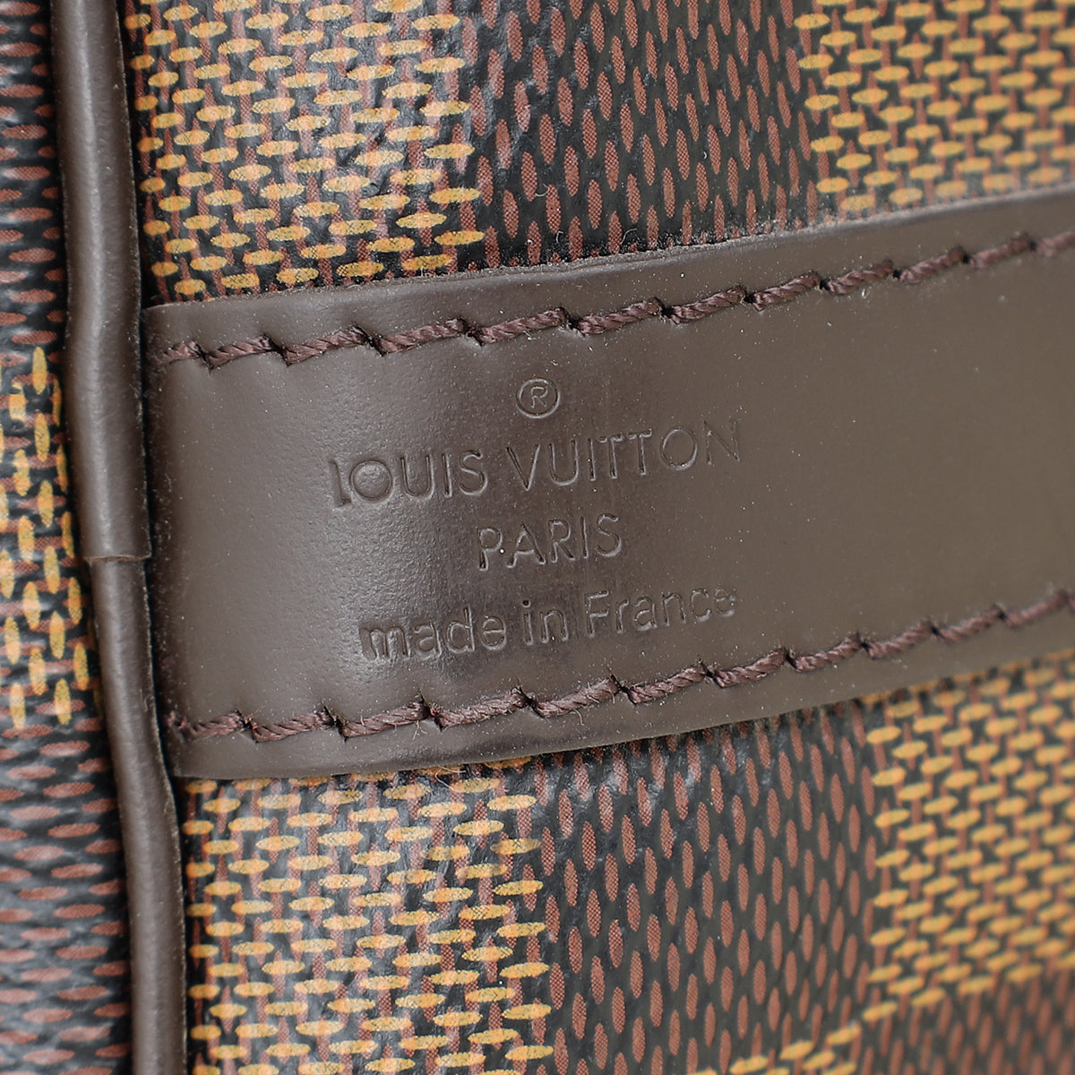 Louis Vuitton Damier Ebene Speedy 30 Bandouliere Bag