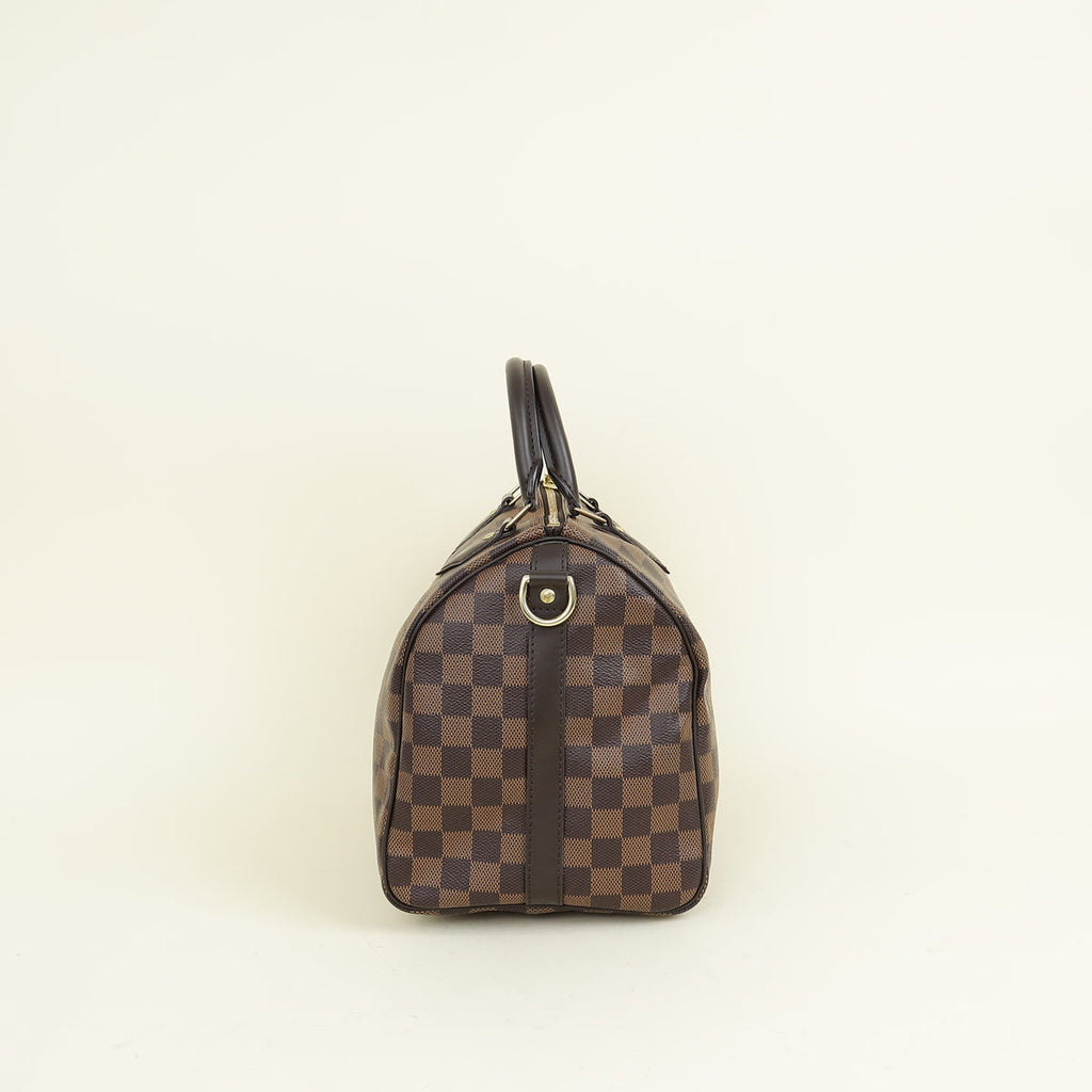 Louis Vuitton Damier Ebene Speedy 30 Bandouliere Bag
