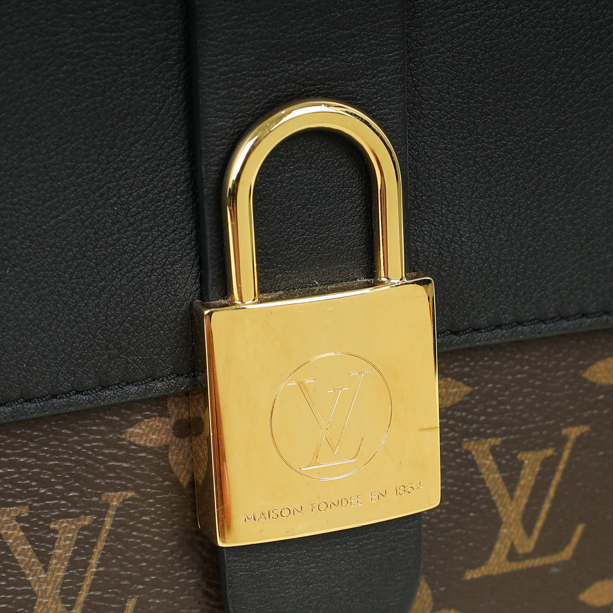 Louis Vuitton Monogram Black Locky BB Bag
