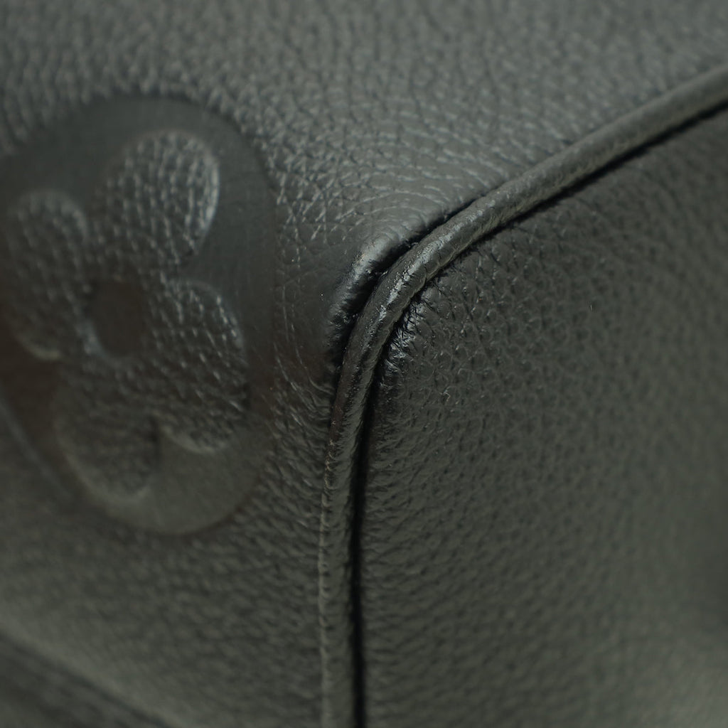Louis Vuitton Black Monogram Empreinte Speedy 20 Bandouliere Bag