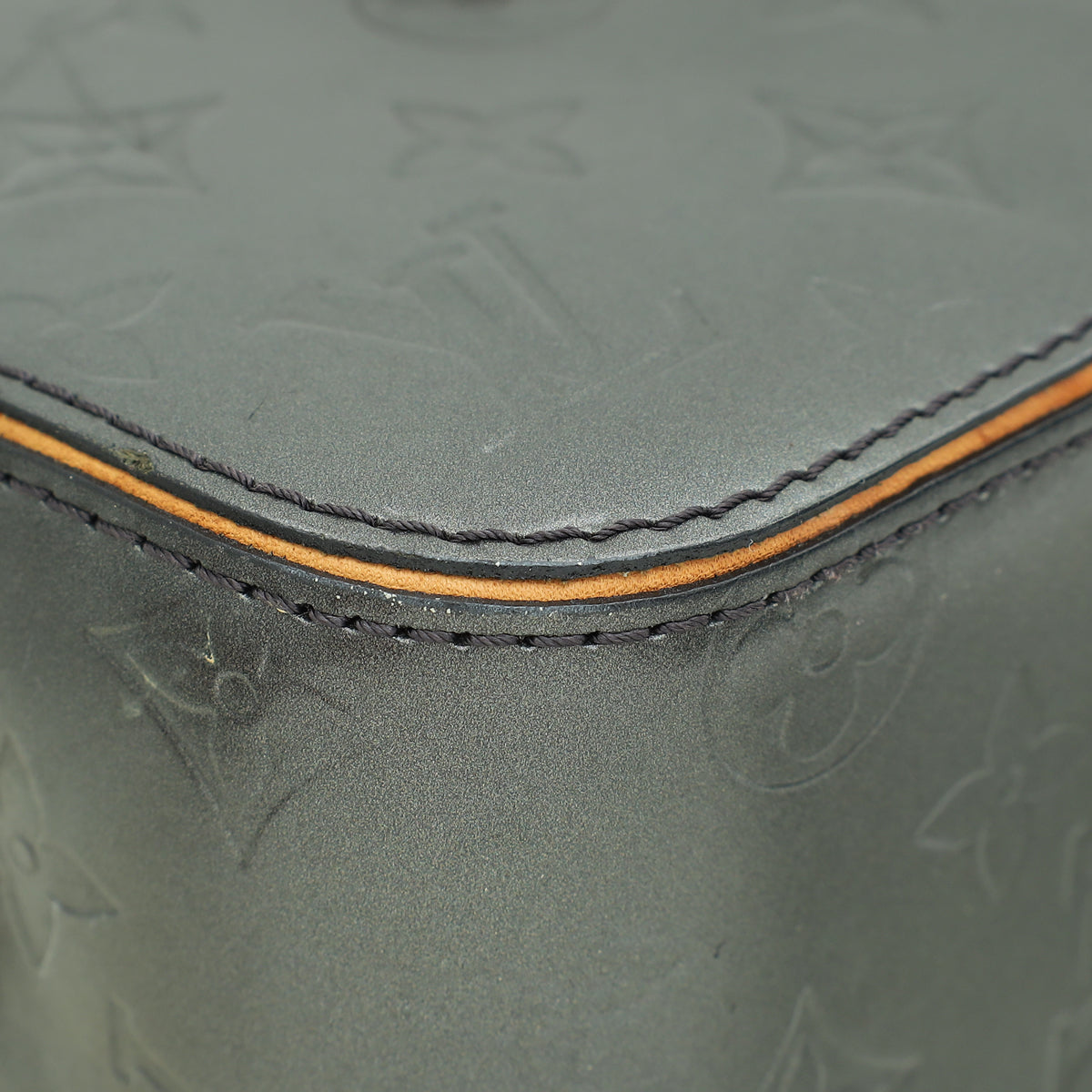 Louis Vuitton Gray Mat Monogram Shelton Bag