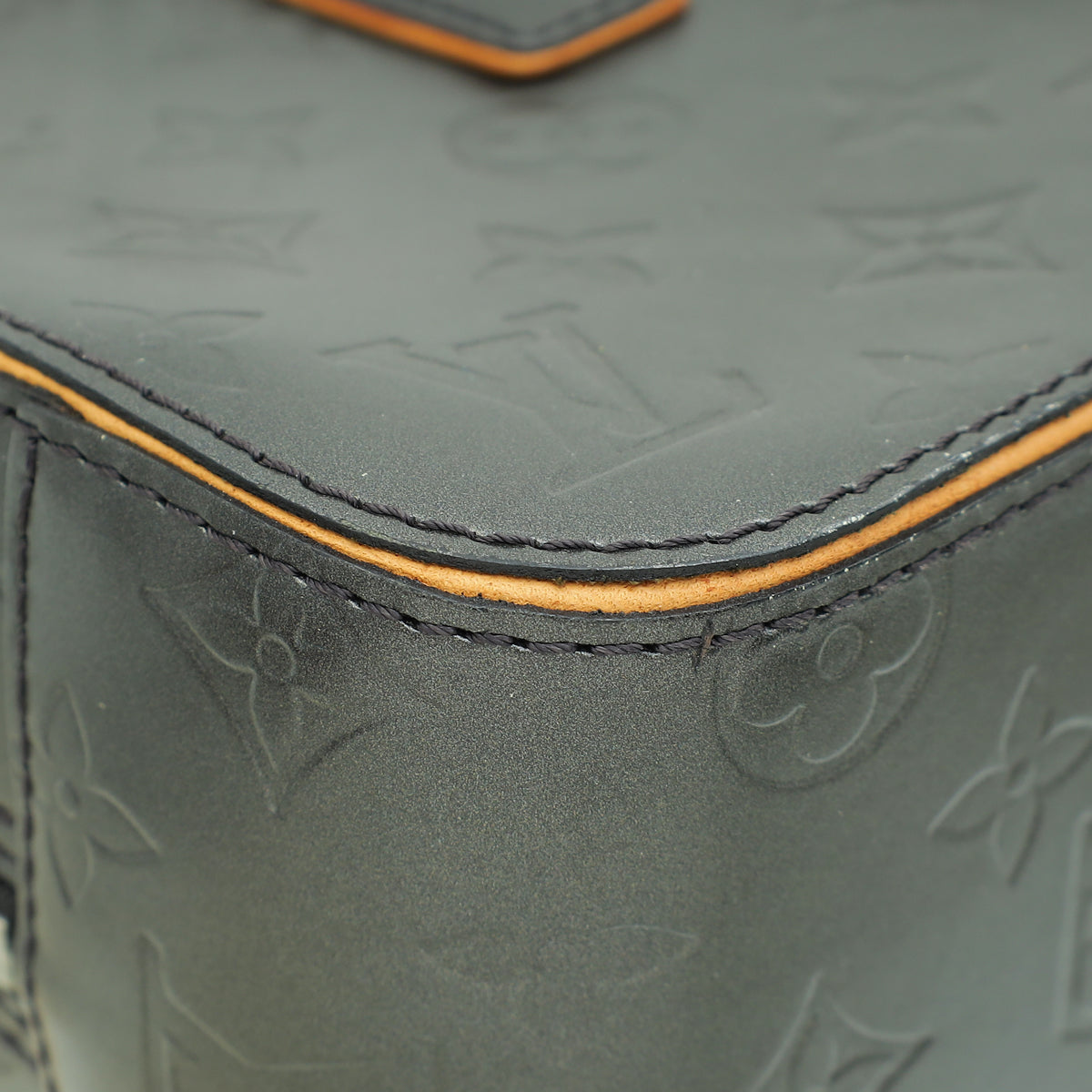 Louis Vuitton Gray Mat Monogram Shelton Bag