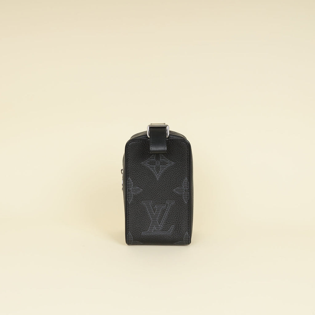 Louis Vuitton Black Giant Monogram Shadow Vavin NV Pouch