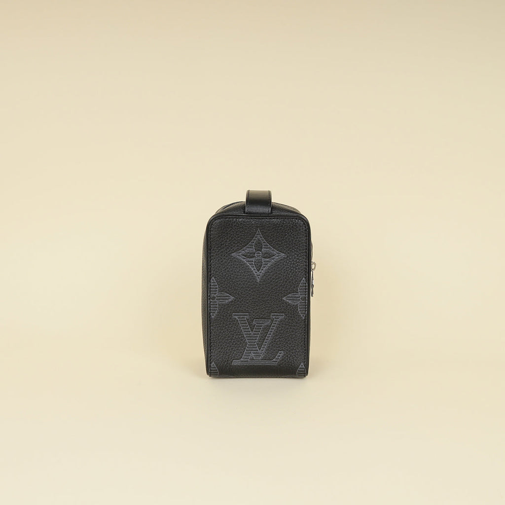 Louis Vuitton Black Giant Monogram Shadow Vavin NV Pouch