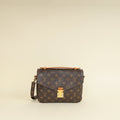 Louis Vuitton Brown Monogram Pochette Metis Bag