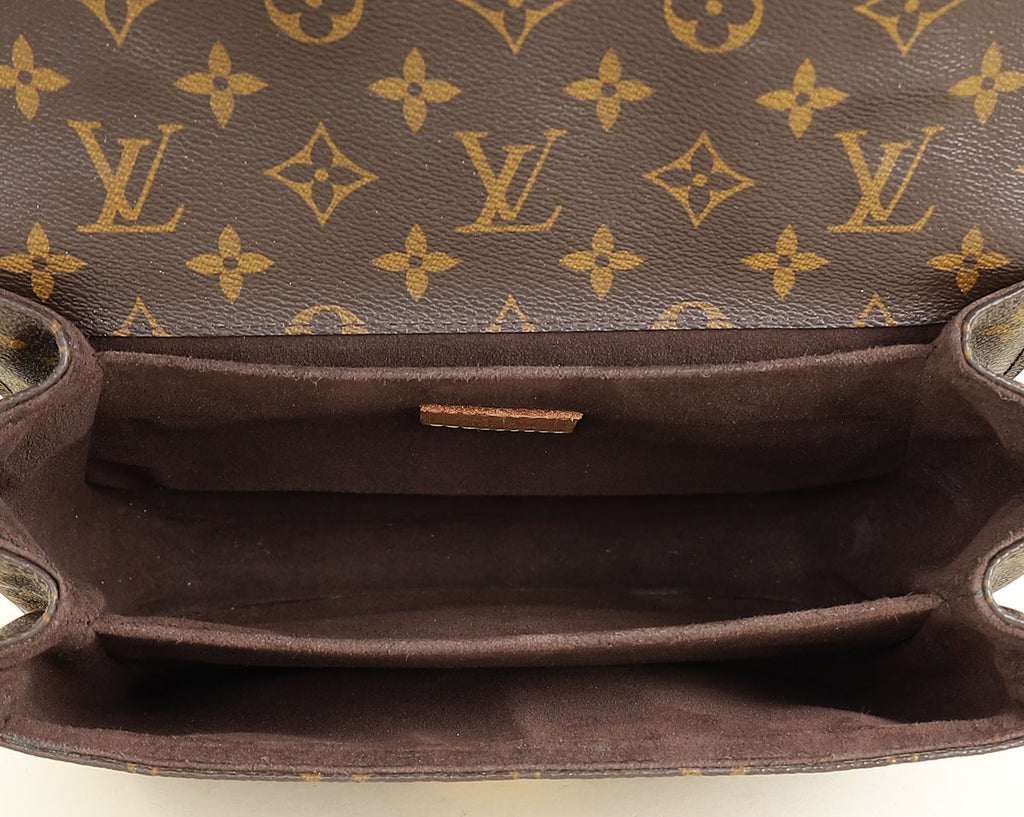 Louis Vuitton Brown Monogram Pochette Metis Bag