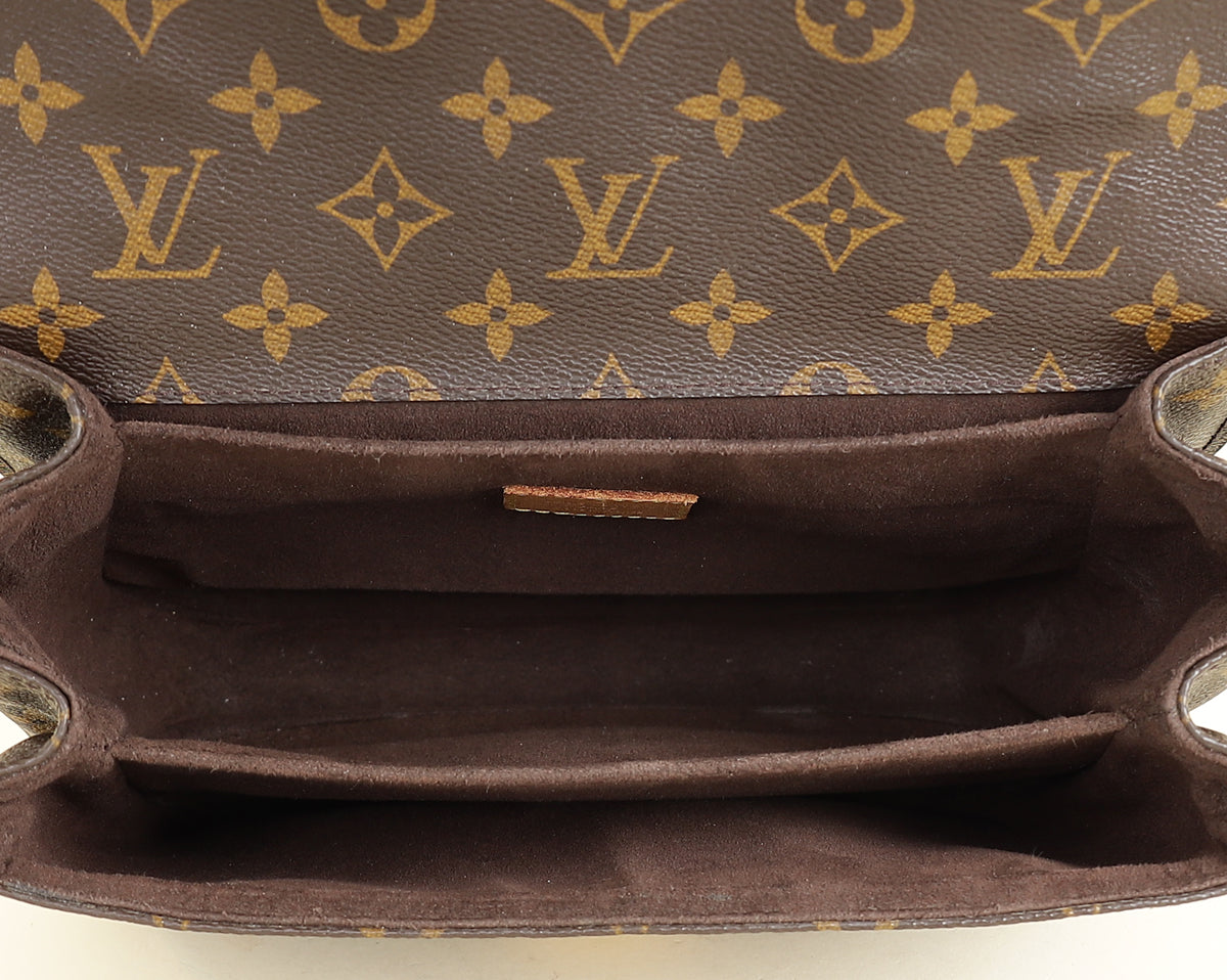 Louis Vuitton Brown Monogram Pochette Metis Bag