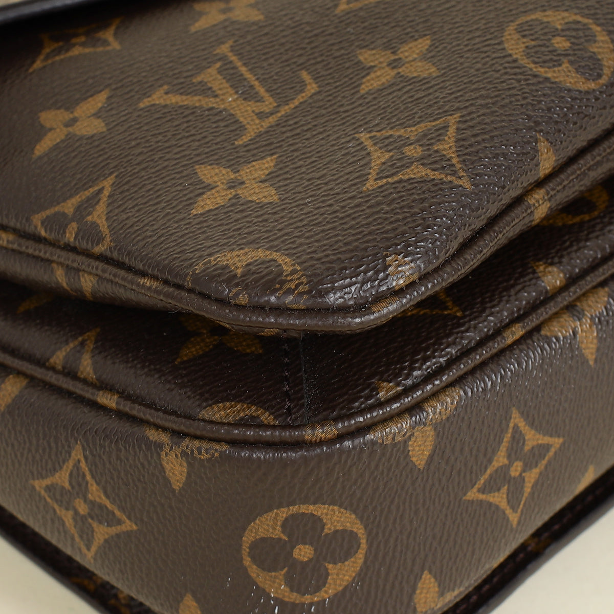 Louis Vuitton Brown Monogram Pochette Metis Bag
