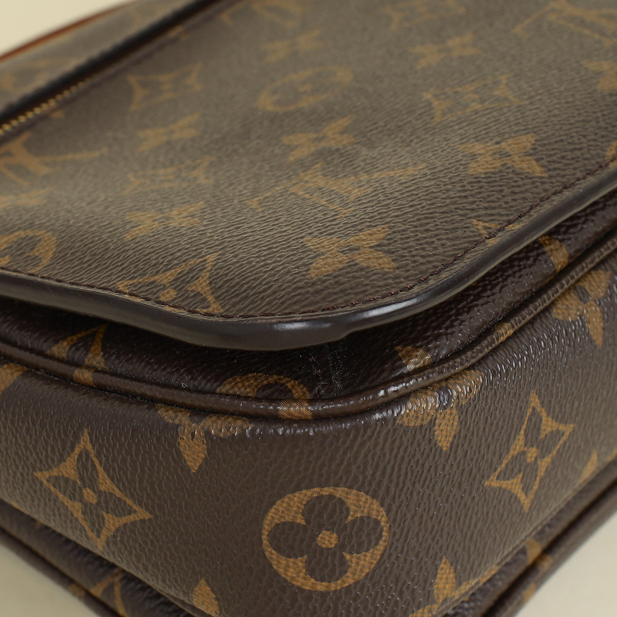 Louis Vuitton Brown Monogram Pochette Metis Bag