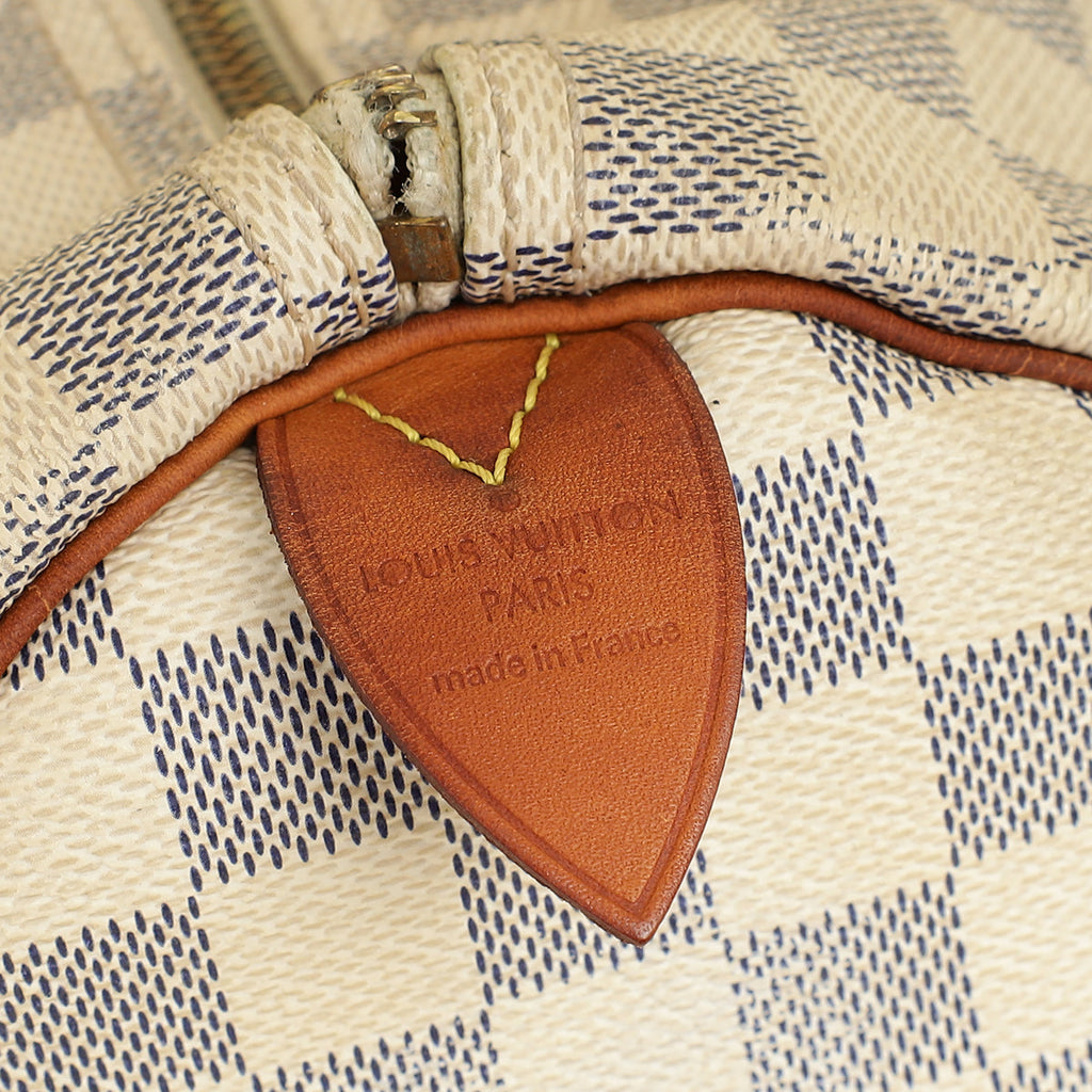 Louis Vuitton Damier Azur Speedy 35 Bag
