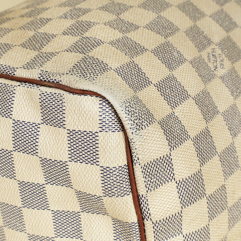 Louis Vuitton Damier Azur Speedy 35 Bag