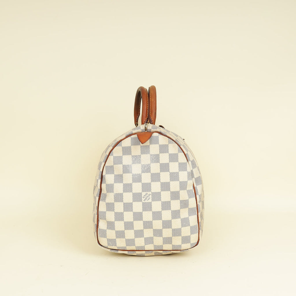 Louis Vuitton Damier Azur Speedy 35 Bag