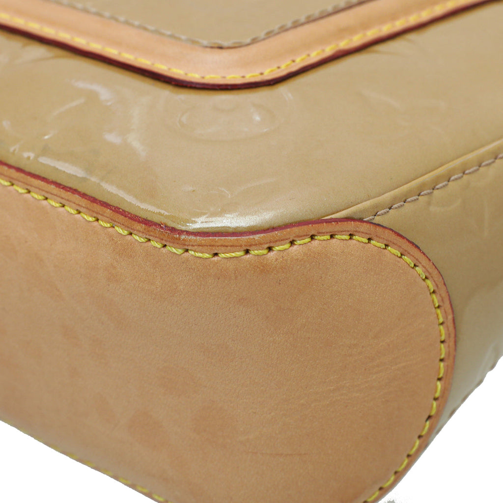 Louis Vuitton Noisette Monogram Vernis Mallory Square Bag