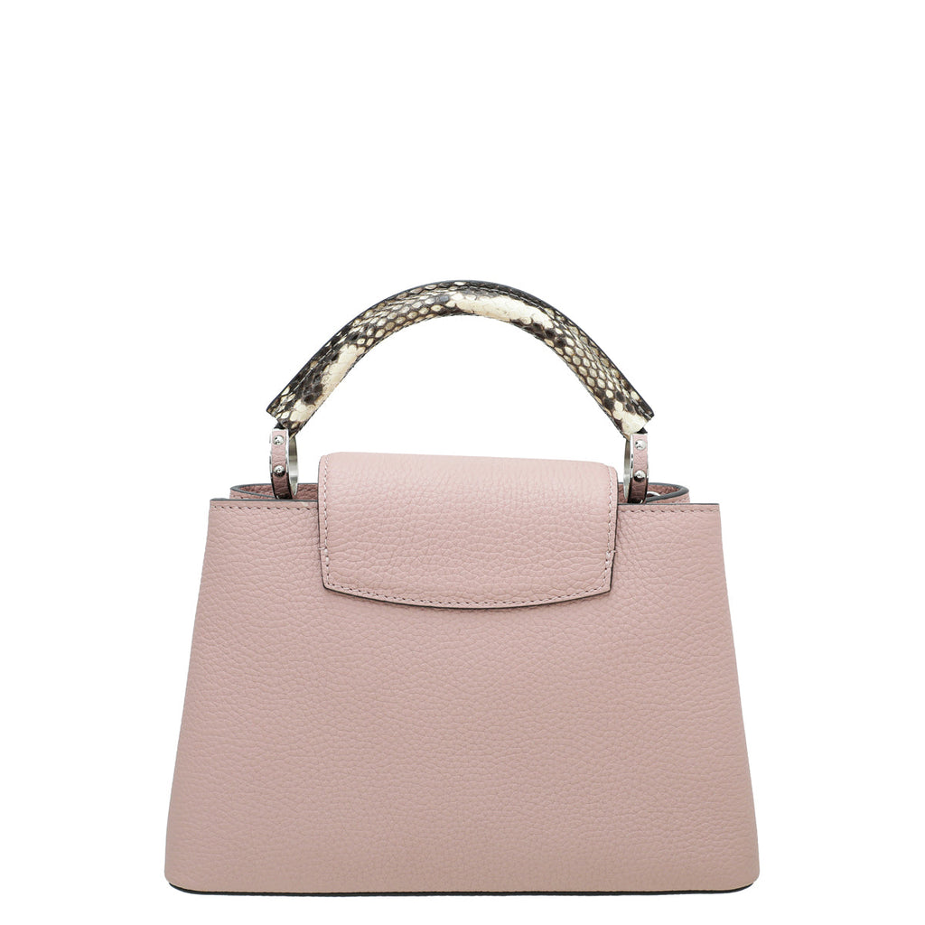 Louis Vuitton Magnolia Python Capucine BB Handle Bag