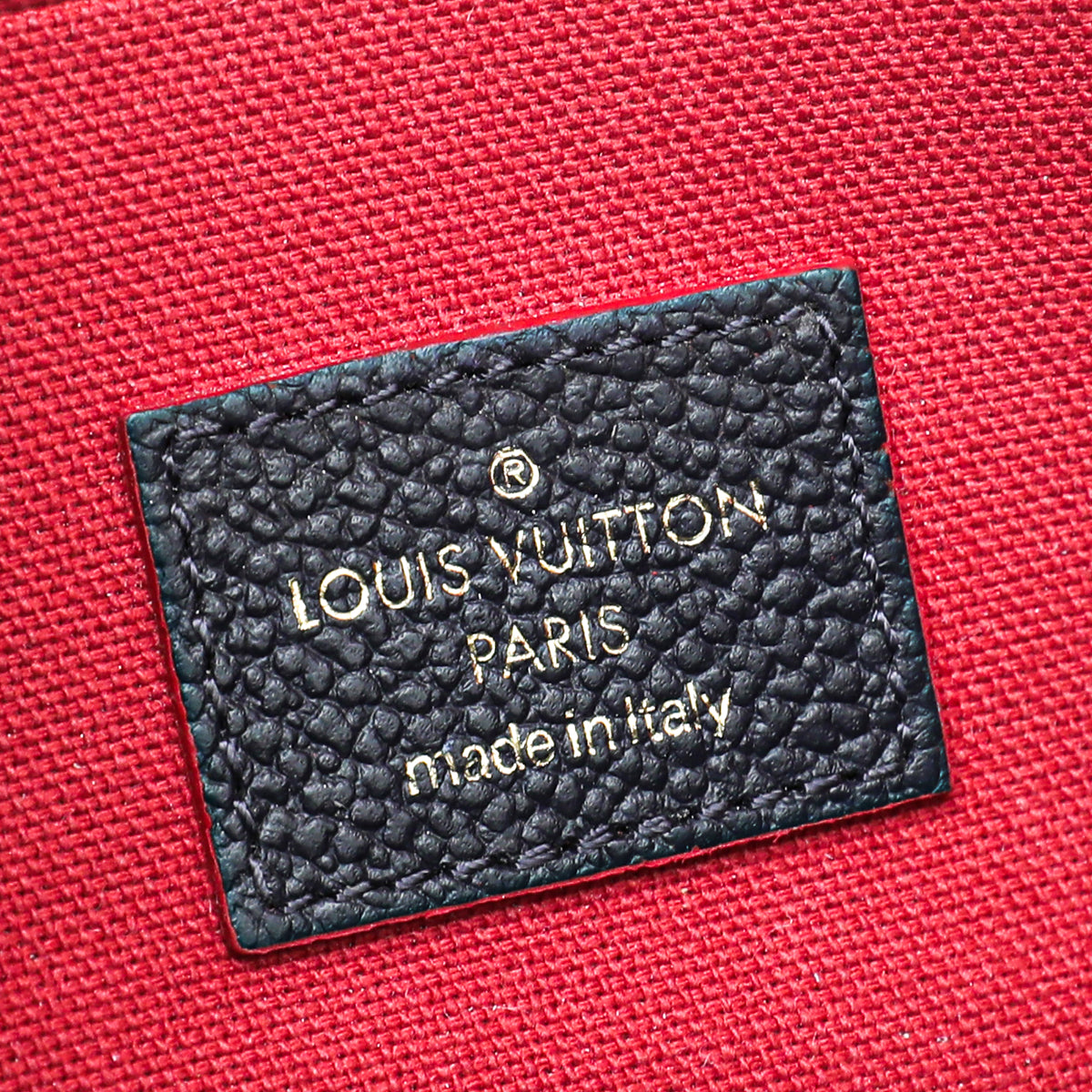 Louis Vuitton Marine Rouge Monogram Empreinte Pochette Felicie