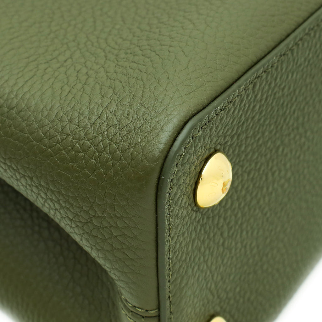 Louis Vuitton Tricolor Capucines MM Studded Bag
