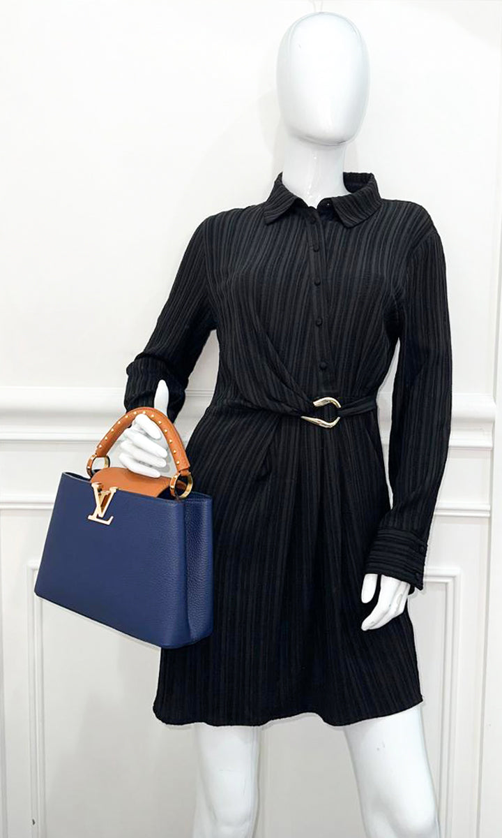 Louis Vuitton Tricolor Capucines BB Studded Bag