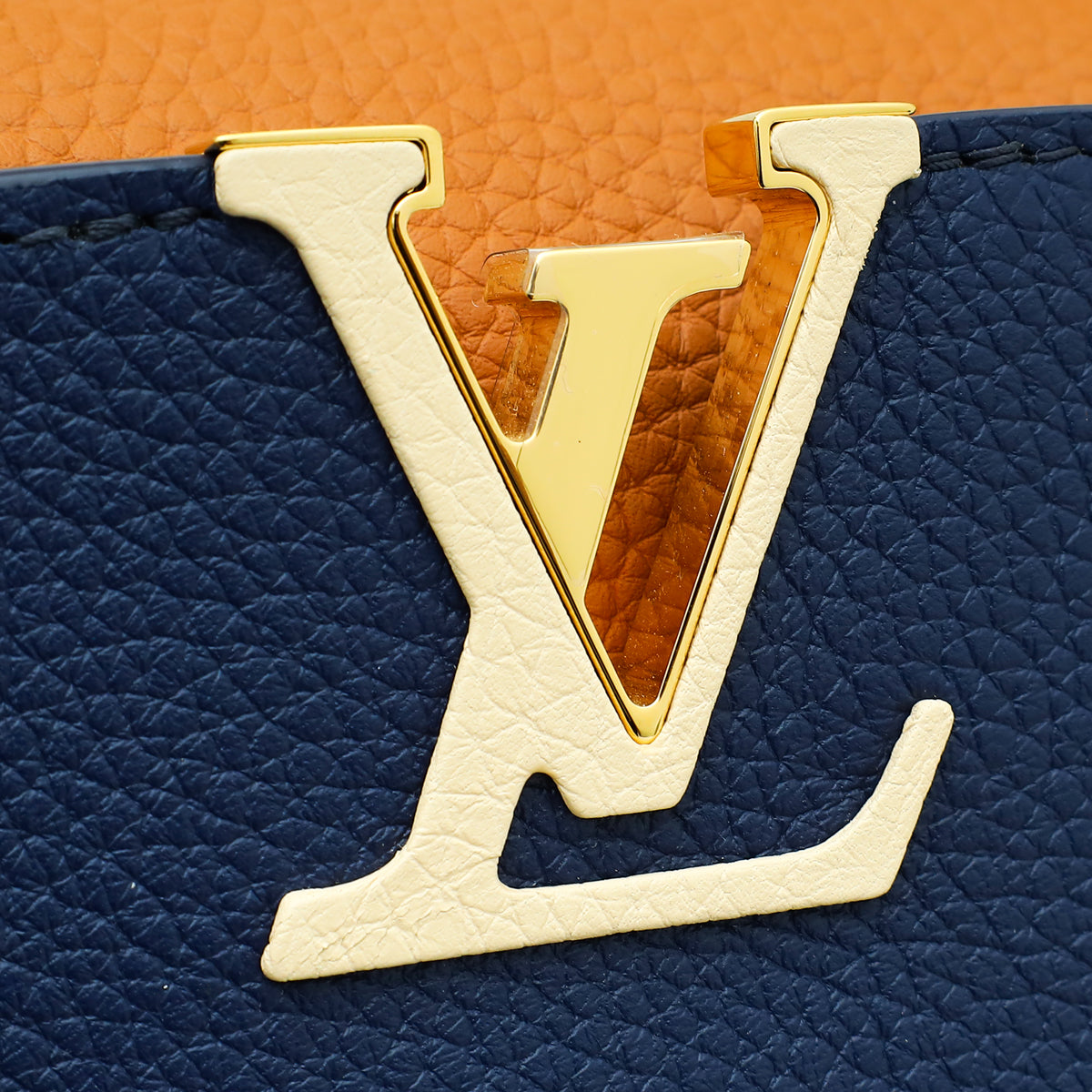 Louis Vuitton Tricolor Capucines BB Studded Bag