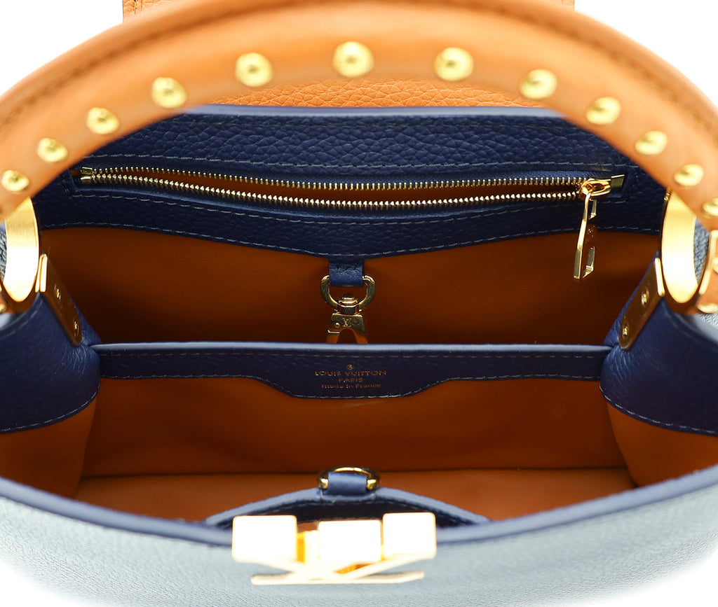 Louis Vuitton Tricolor Capucines BB Studded Bag