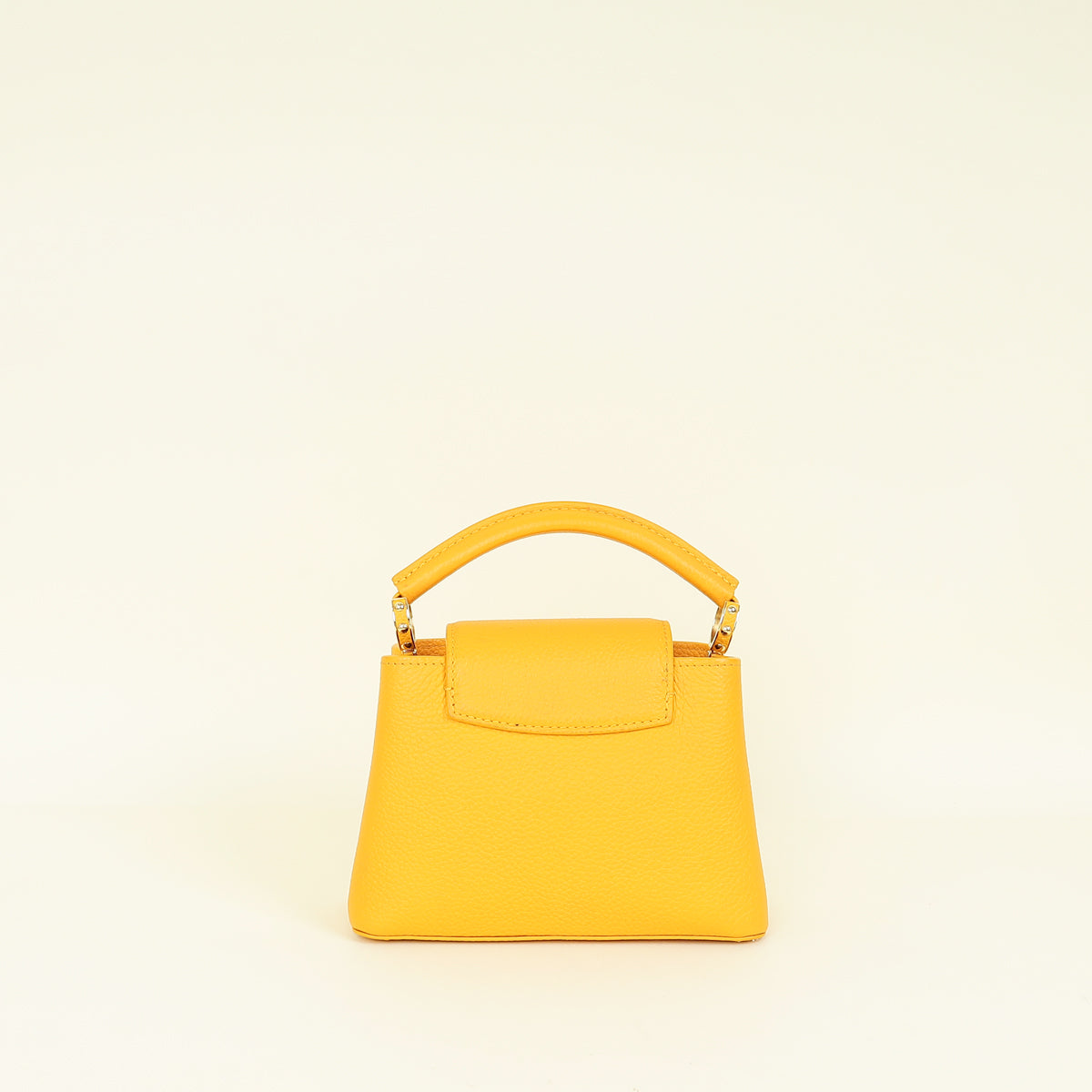 Louis Vuitton Ocher Yellow Capucines Mini Bag