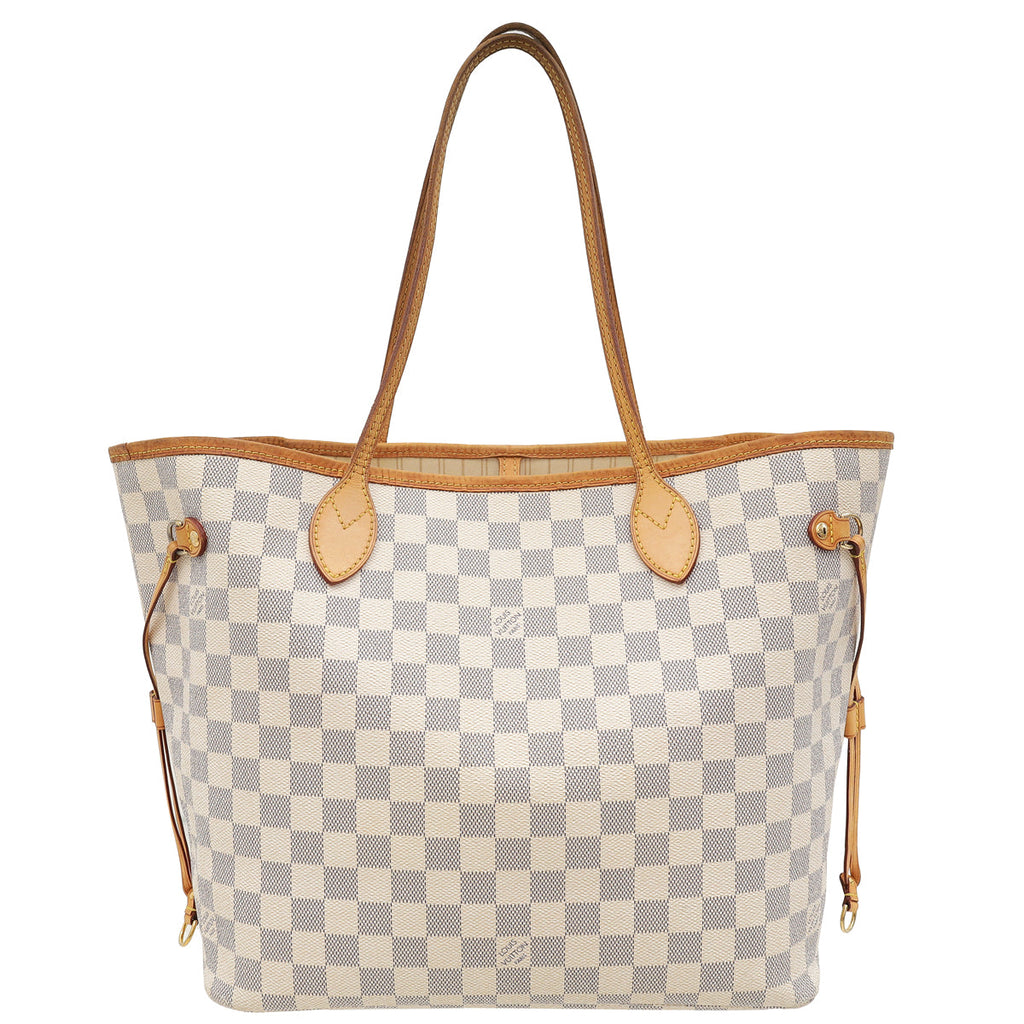 Louis Vuitton Damier Azur Neverfull MM Bag