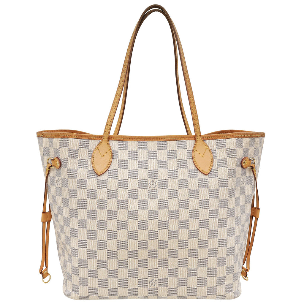 Louis Vuitton Damier Azur Neverfull MM Bag