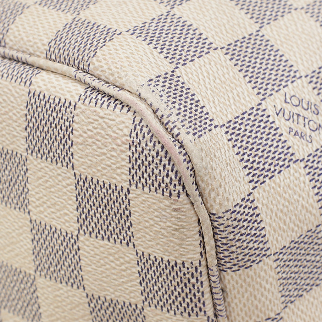 Louis Vuitton Damier Azur Neverfull MM Bag