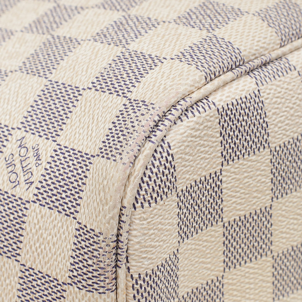Louis Vuitton Damier Azur Neverfull MM Bag