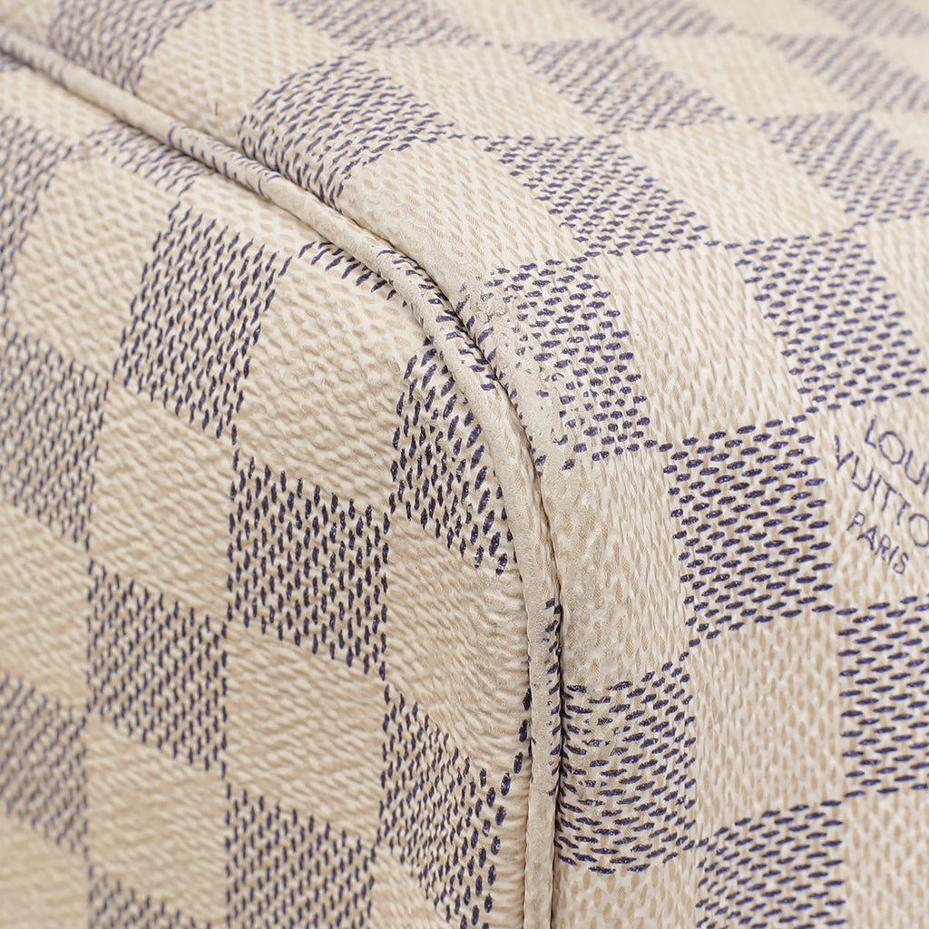Louis Vuitton Damier Azur Neverfull MM Bag