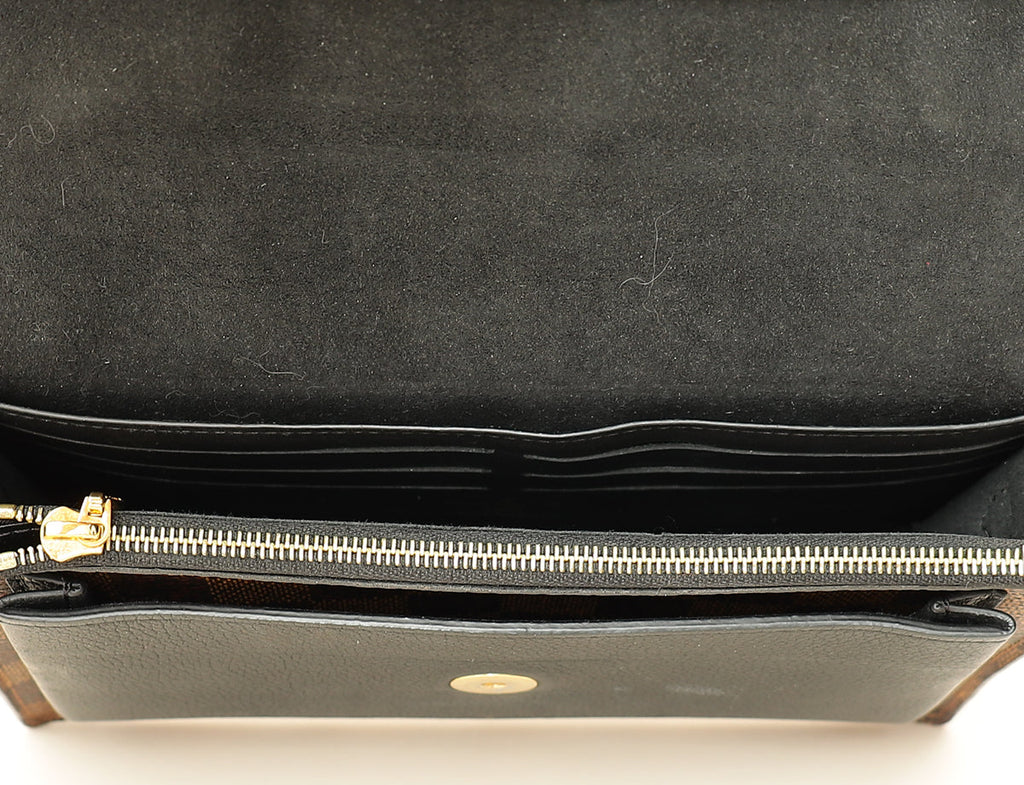 Louis Vuitton Damier Ebene Vavin Chain Wallet