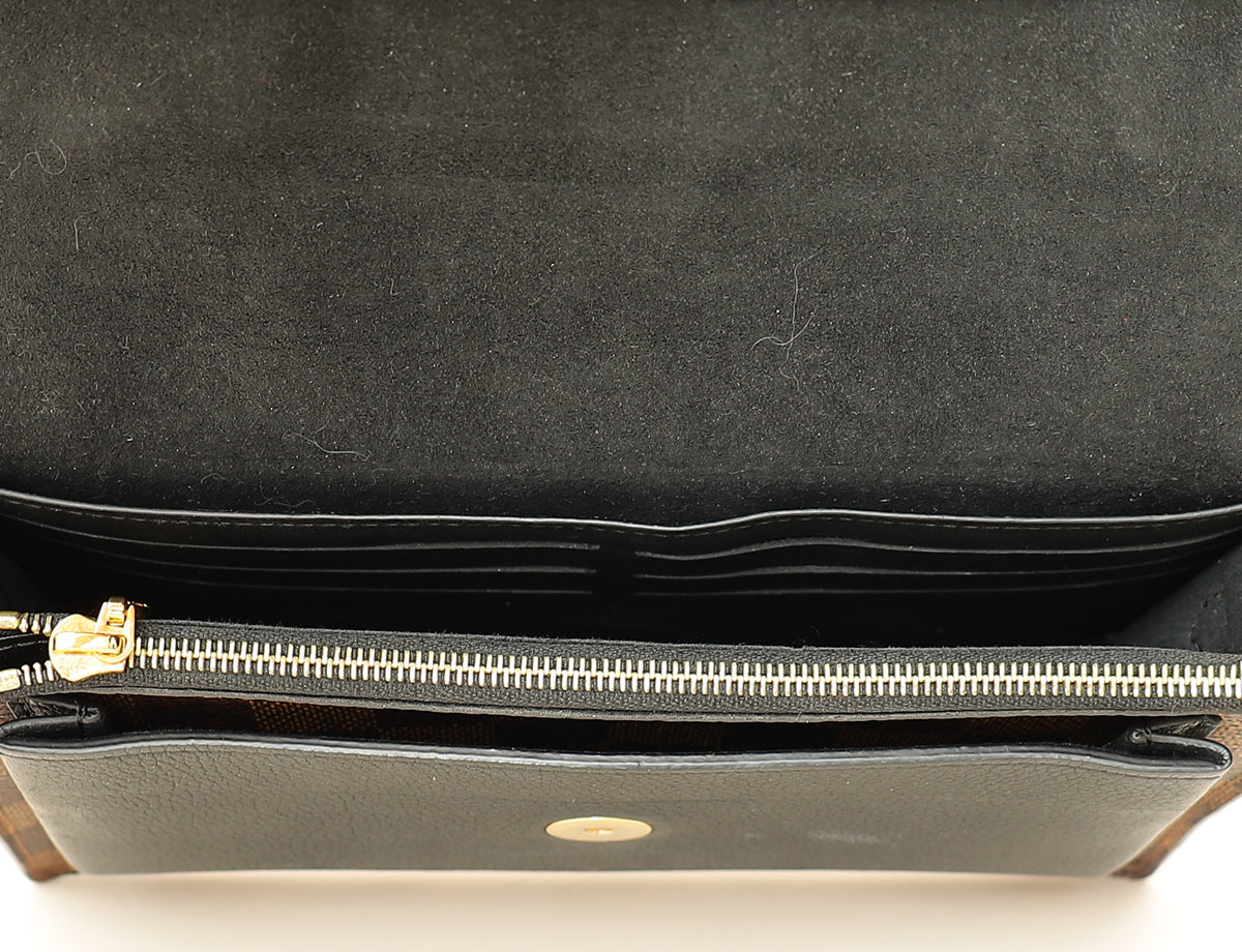 Louis Vuitton Damier Ebene Vavin Chain Wallet