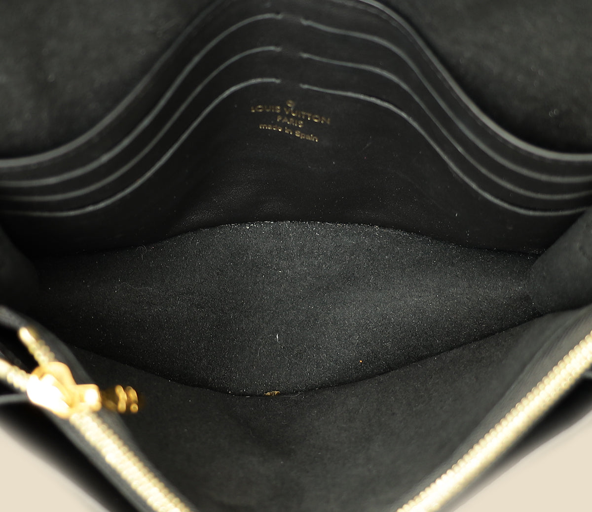 Louis Vuitton Damier Ebene Vavin Chain Wallet
