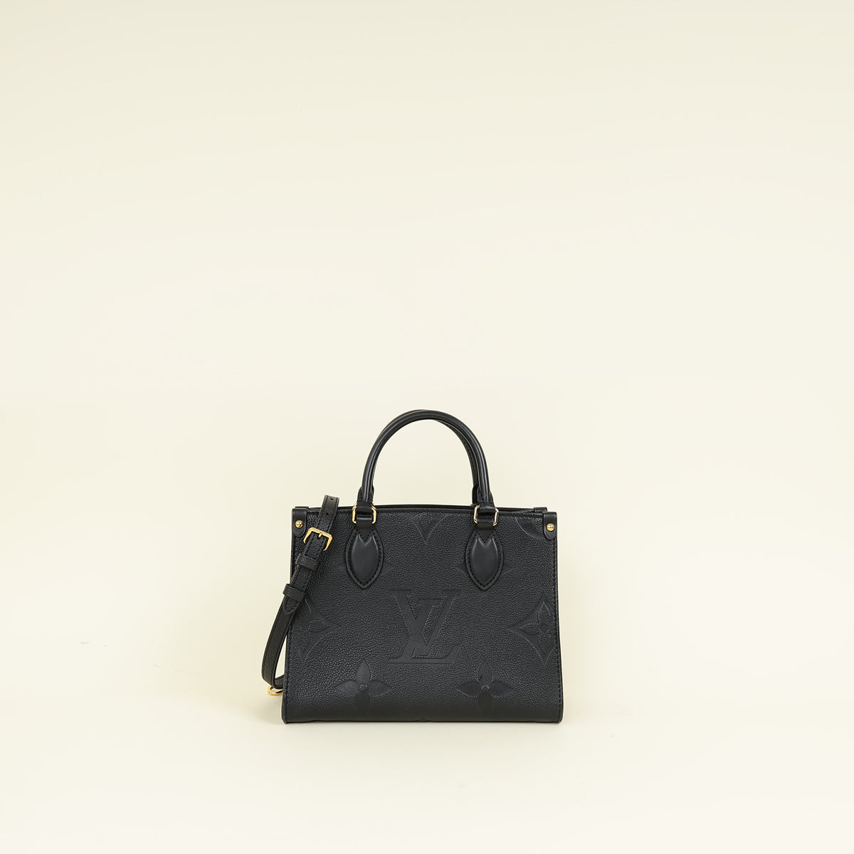 Louis Vuitton Black Monogram Giant Empreinte Onthego PM Bag