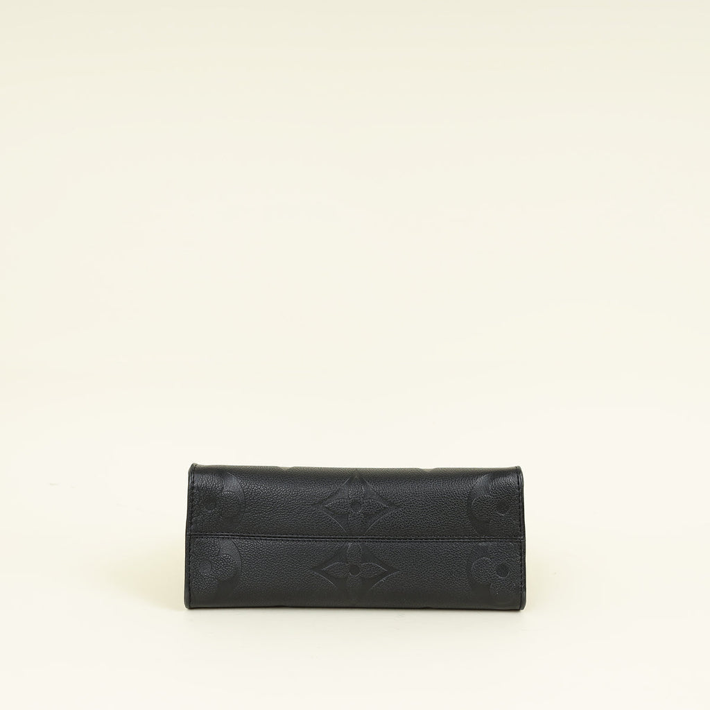 Louis Vuitton Black Monogram Giant Empreinte Onthego PM Bag
