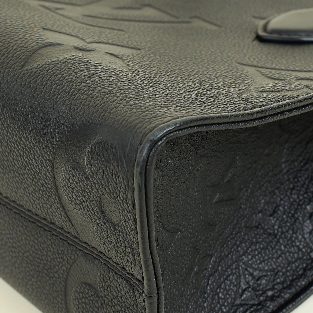 Louis Vuitton Black Monogram Giant Empreinte Onthego PM Bag