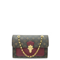 Louis Vuitton Monogram Rasin Victoire Flap Bag