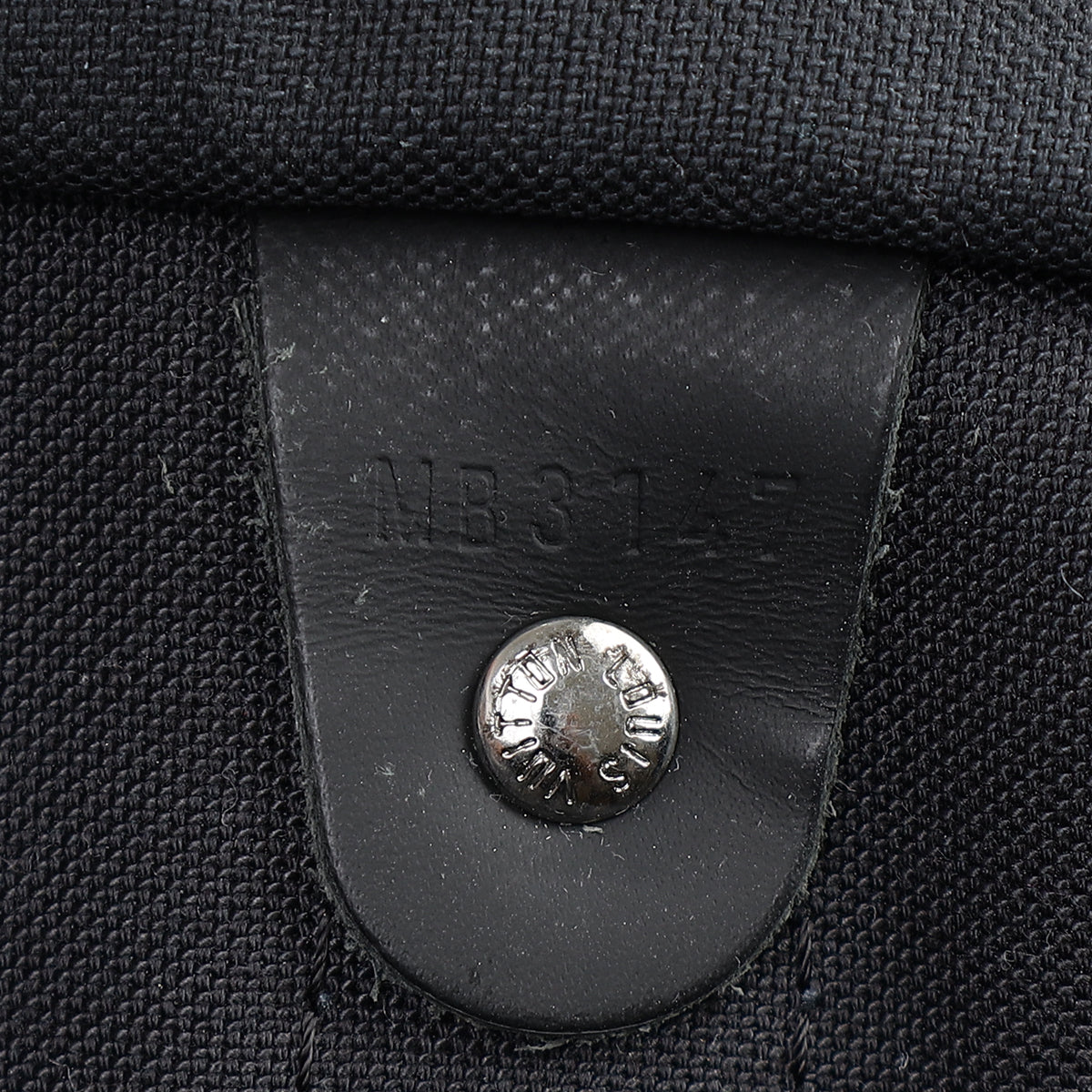 Louis Vuitton Monogram Eclipse Keepall Bandouliere 55 Bag W/ MO Initials