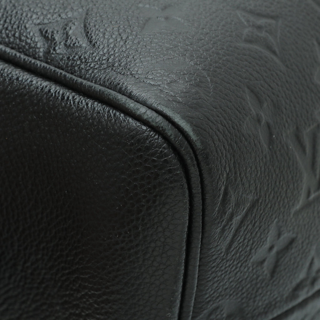 Louis Vuitton Noir Monogram Empreinte Speedy 25 Bag