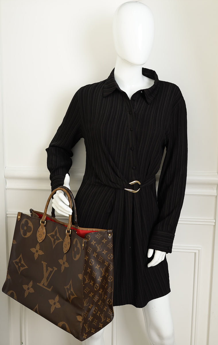 Louis Vuitton Monogram Reverse Onthego GM Bag