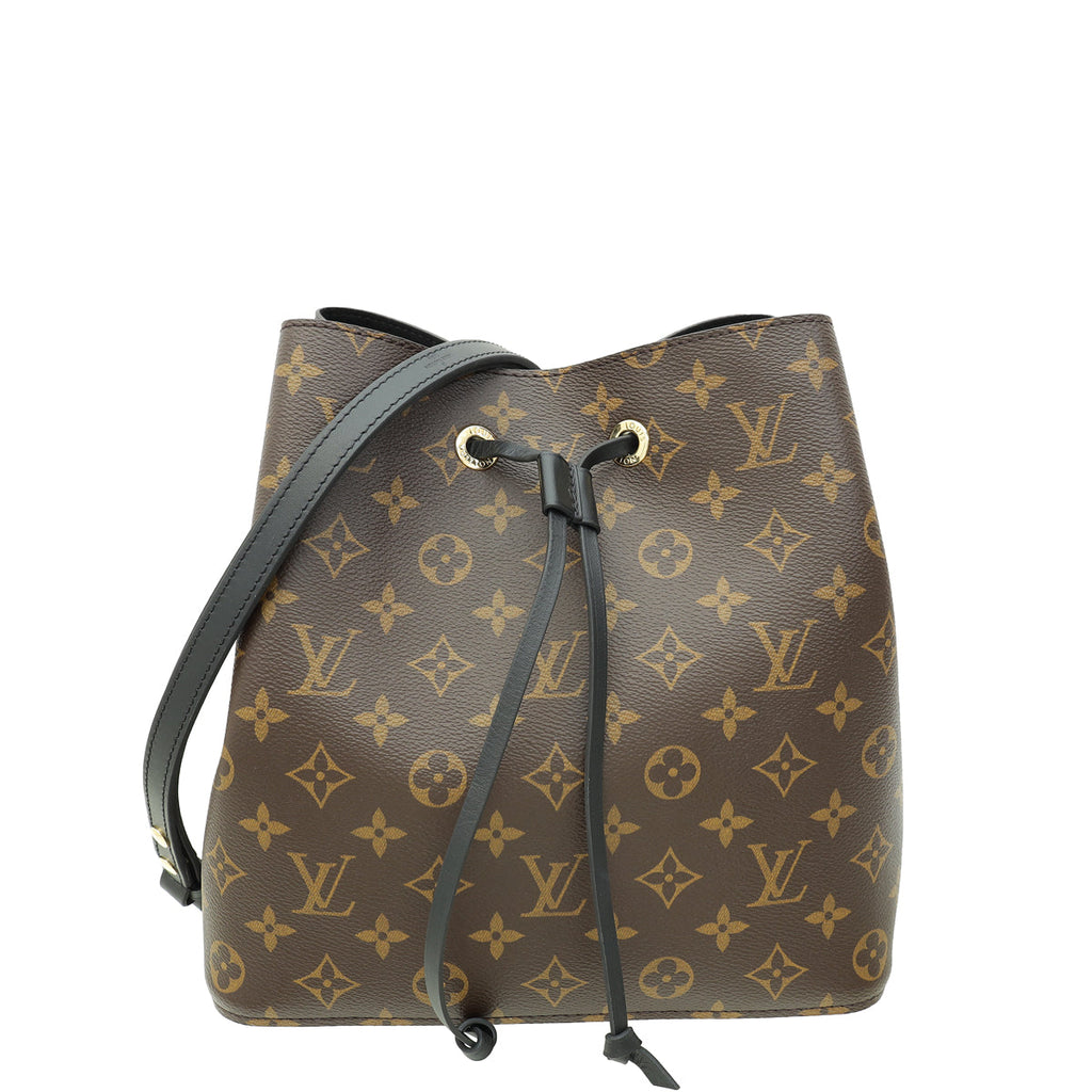 Louis Vuitton Monogram Black NeoNoe MM Bag