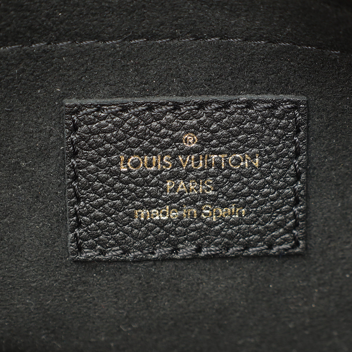 Louis Vuitton Black Monogram Empreinte Multi Pochette Accessoires