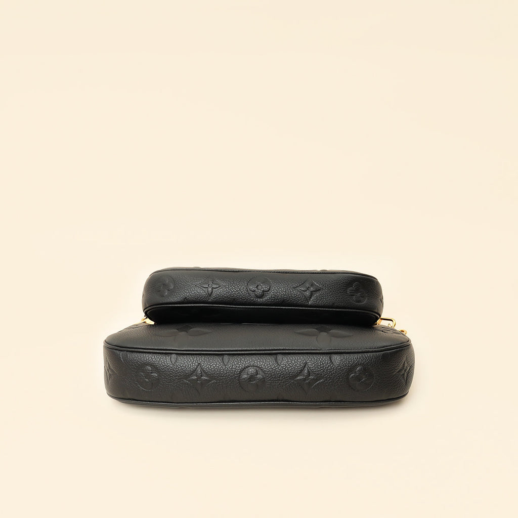 Louis Vuitton Black Monogram Empreinte Multi Pochette Accessoires