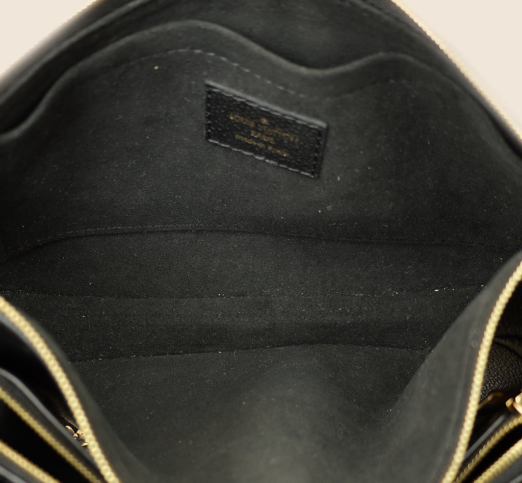 Louis Vuitton Black Monogram Empreinte Multi Pochette Accessoires