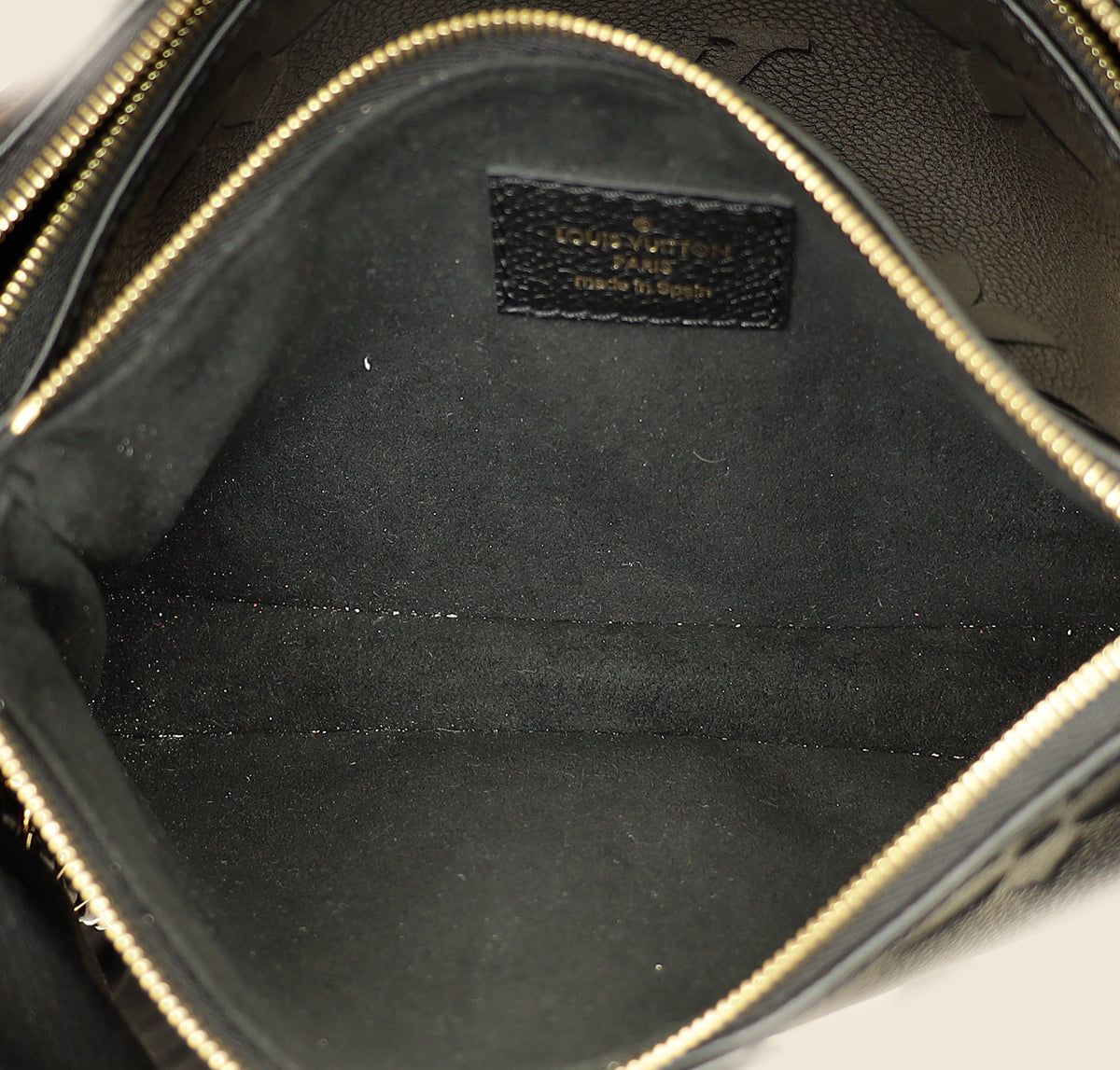 Louis Vuitton Black Monogram Empreinte Multi Pochette Accessoires