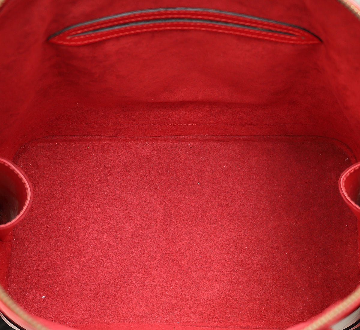 Louis Vuitton Red Alma PM Bag