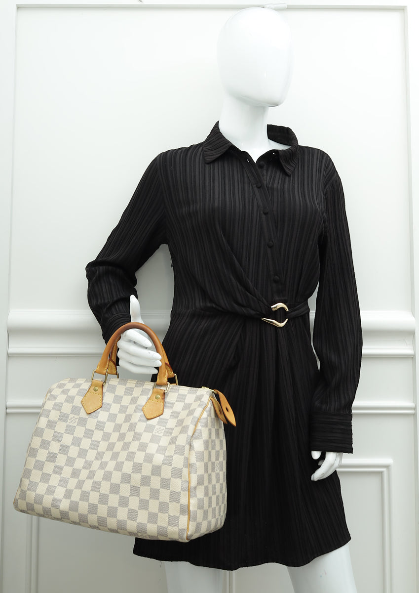 Louis Vuitton Damier Azur Speedy 30 Bag