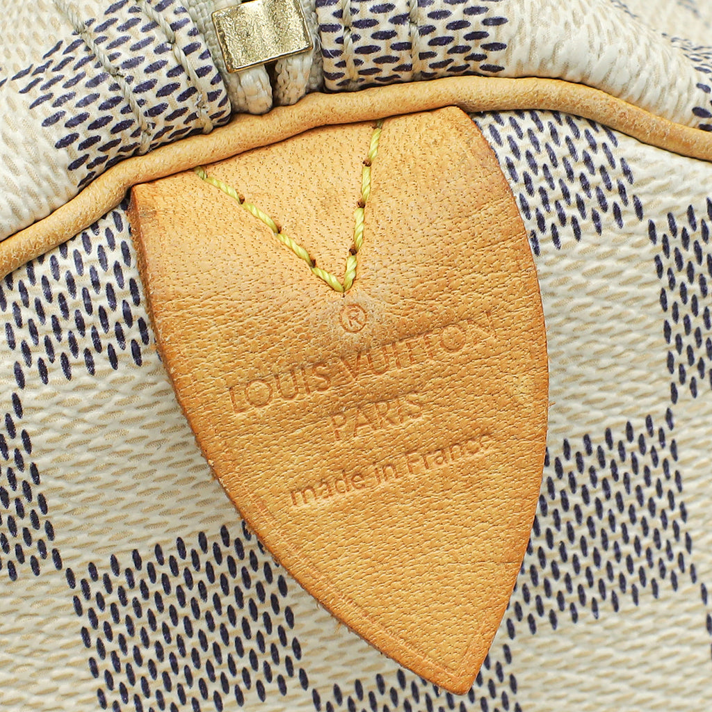 Louis Vuitton Damier Azur Speedy 30 Bag