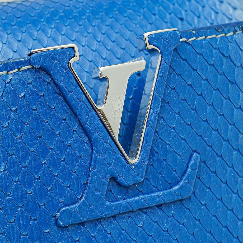 Louis Vuitton Bicolor Python Capucines BB Bag