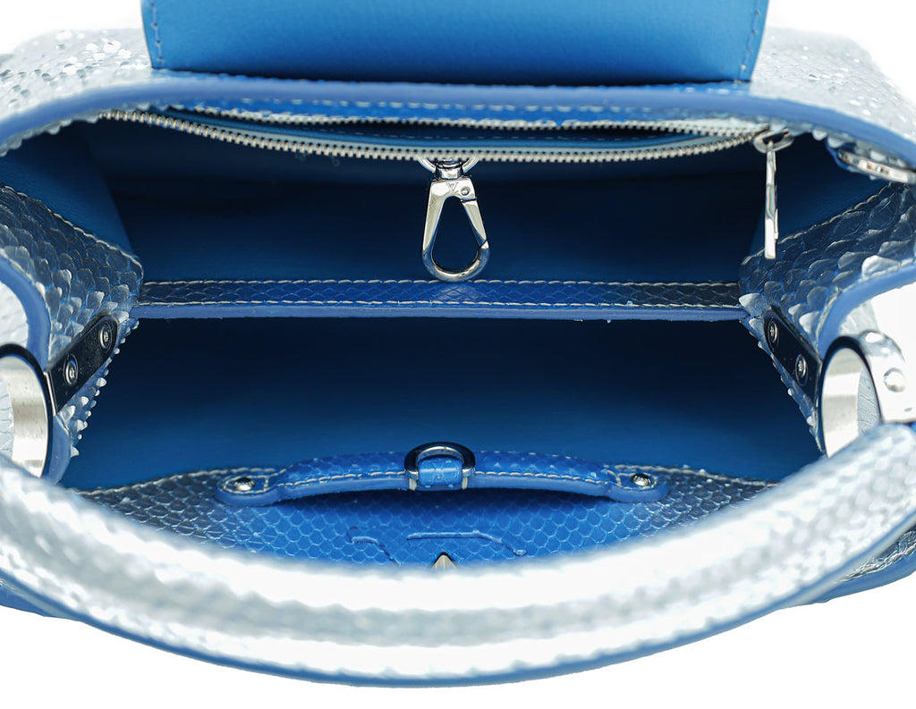 Louis Vuitton Bicolor Python Capucines BB Bag